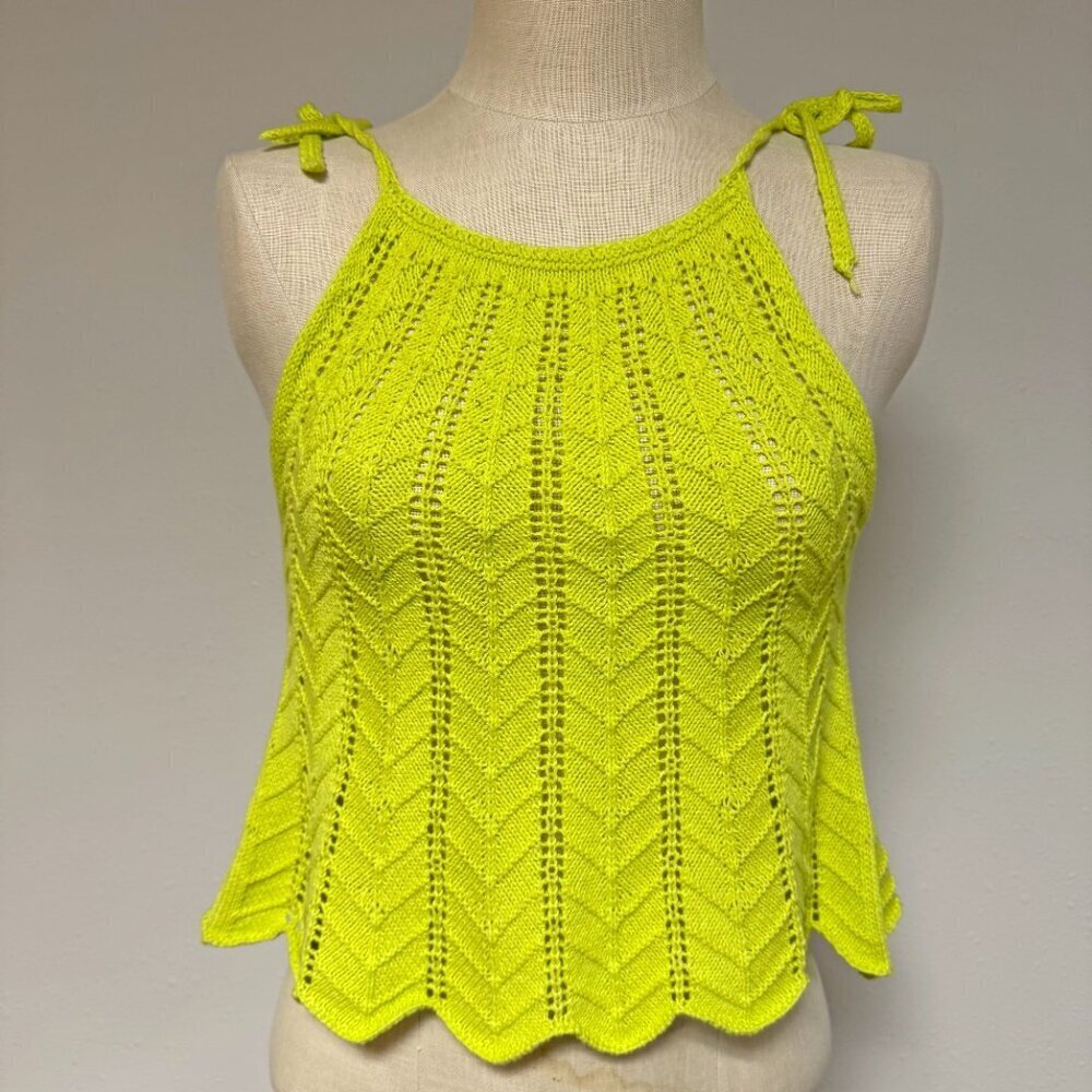 *NEW* Lush Sweater Tie Tank - Picture 2 of 8